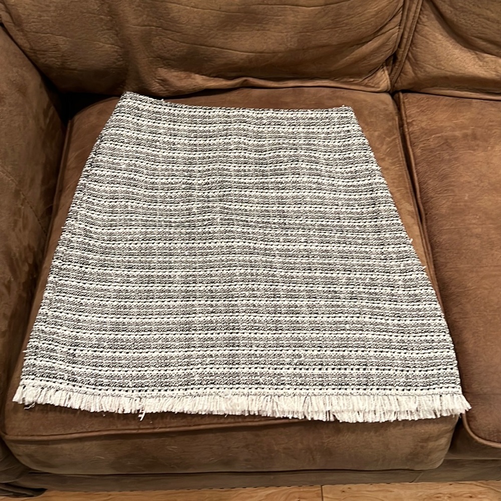 Loft Black and White skirt
